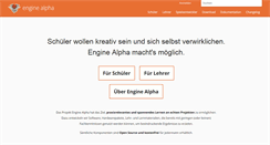 Desktop Screenshot of engine-alpha.org